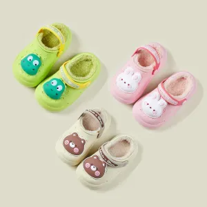 3D Cartoon Waterproof Plush Sandals