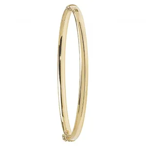 9ct Yellow Gold Hinged Bangle