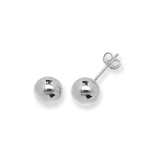 Acotis Silver Ball Stud Earrings G5515