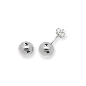 Acotis Silver Ball Stud Earrings G5515