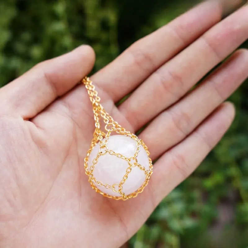 Adjustable Stone Holder Necklace