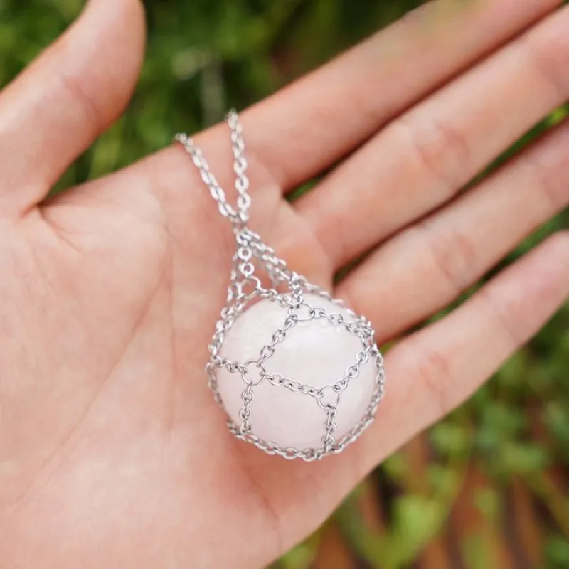 Adjustable Stone Holder Necklace