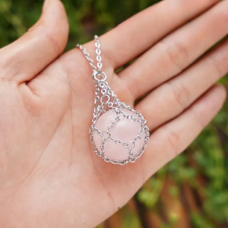 Adjustable Stone Holder Necklace