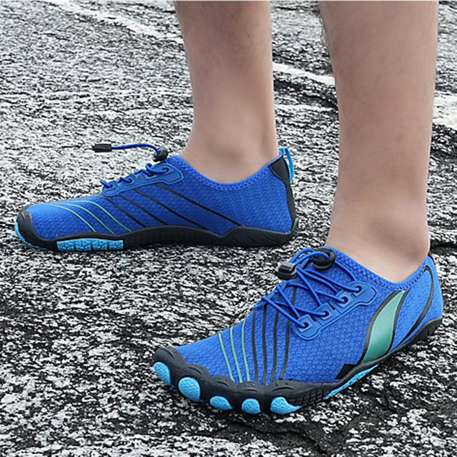 Adult Surf Swim Shoes,Outdoor Sport Lightweight Diving Aqua Water Shoes Men,Summer Quick-Dry Soft Non-Slip Hiking Training Barefoot Shoes Women,Unisex,with Draining Hole