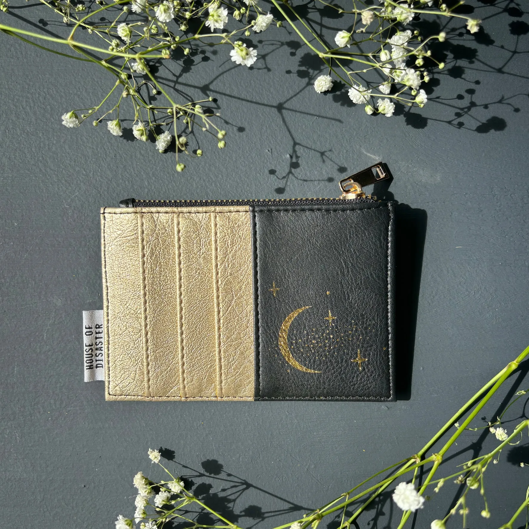 After Dark Black Zip Purse