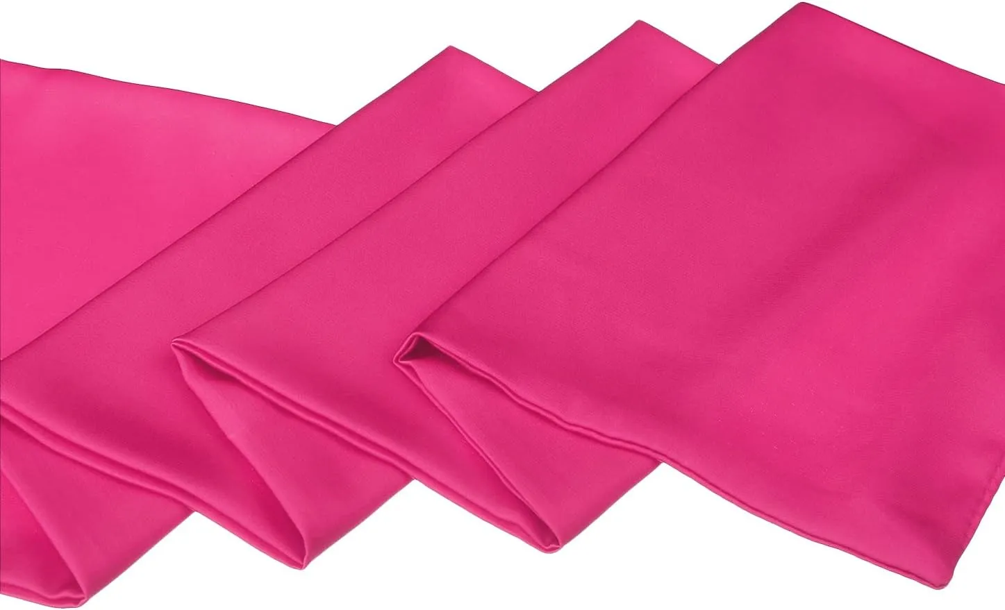 Allegra K Skinny Silky Solid Color Long Scarves Waistband Neck Wraps for Women