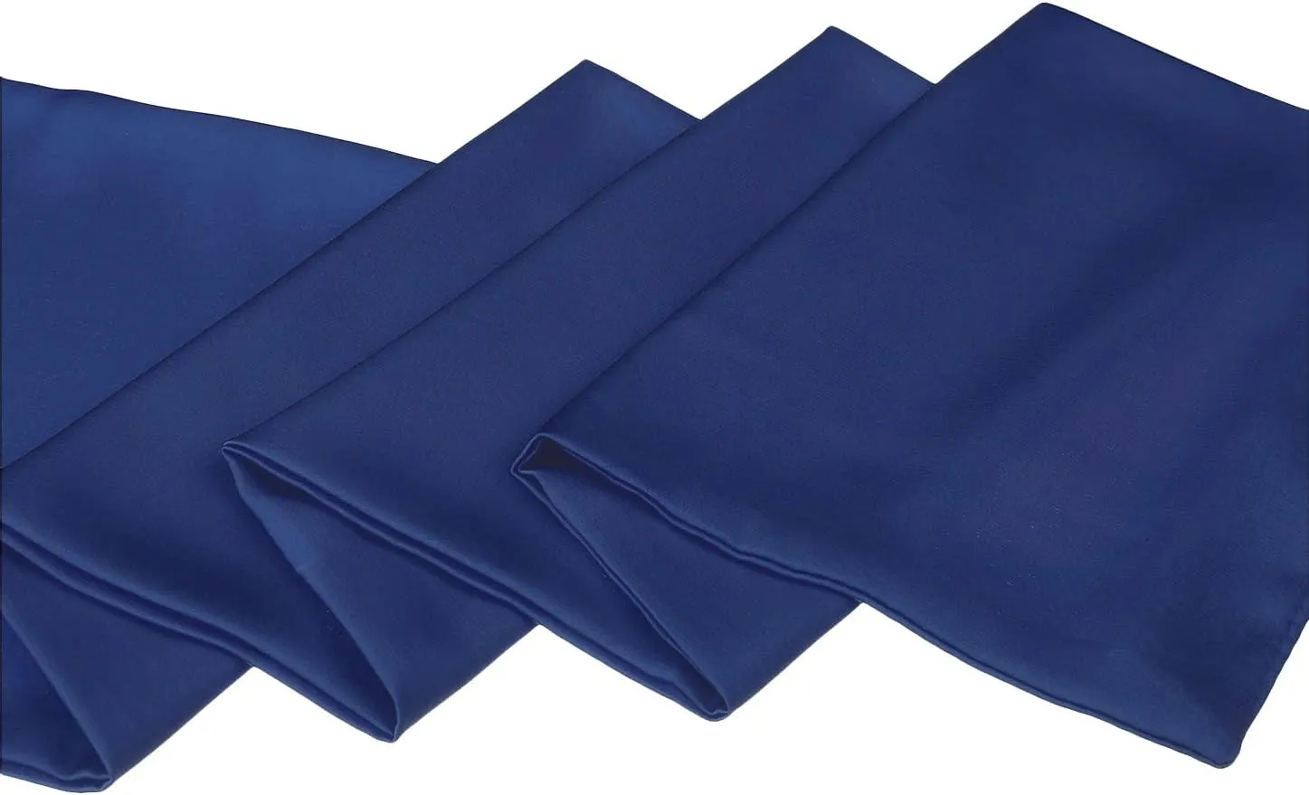 Allegra K Skinny Silky Solid Color Long Scarves Waistband Neck Wraps for Women