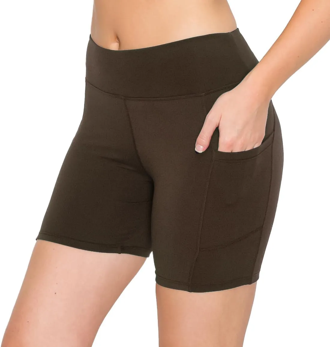 ALWAYS Women's Super Soft Biker Shorts - 3" / 5" / 8" High Waisted Yoga Running Dance Spandex Shorts