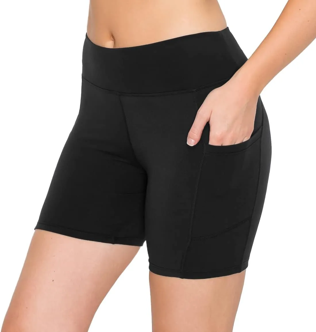 ALWAYS Women's Super Soft Biker Shorts - 3" / 5" / 8" High Waisted Yoga Running Dance Spandex Shorts