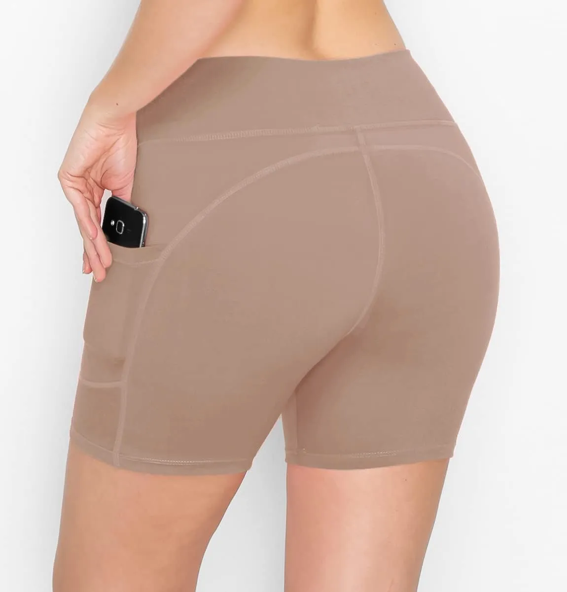 ALWAYS Women's Super Soft Biker Shorts - 3" / 5" / 8" High Waisted Yoga Running Dance Spandex Shorts
