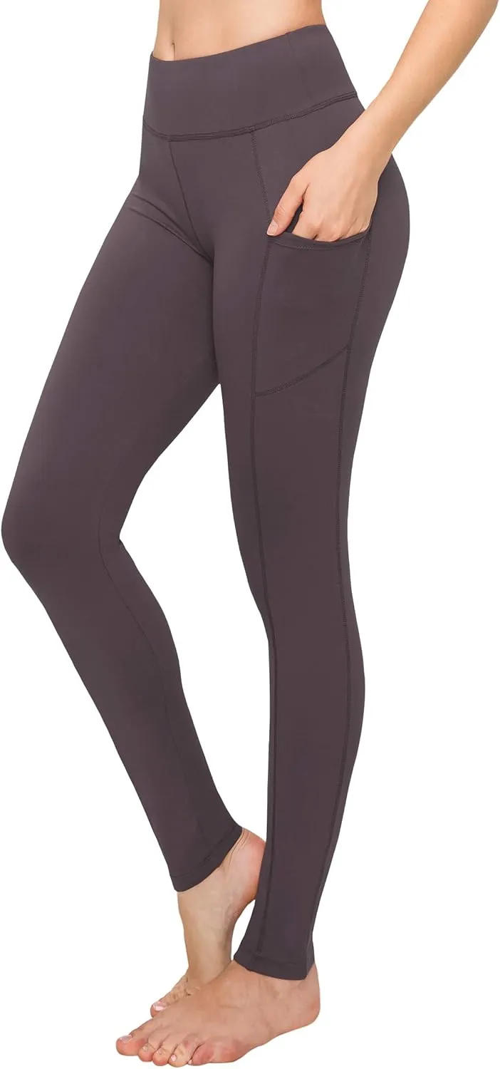 ALWAYS Women's Yoga Leggings - High Waist Premium Soft Solid Stretch High Waist Legging Pants