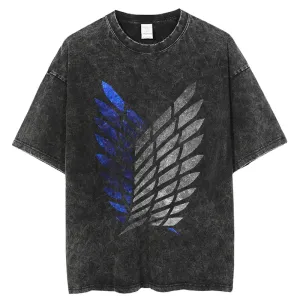 AOT Wings of Liberty Vintage T-Shirt | Otakumise