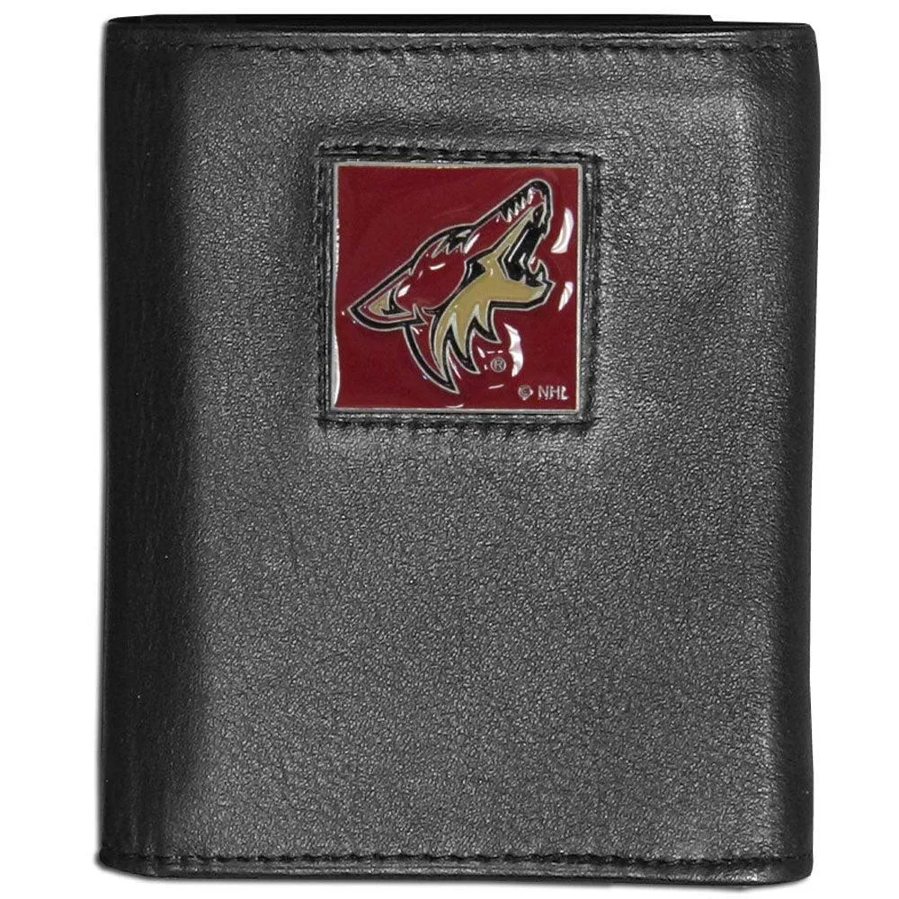 Arizona Coyotes® Leather Tri-fold Wallet