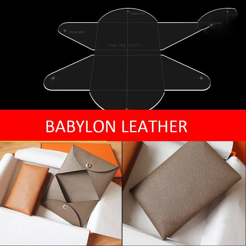 BABYLON™ Leather Business Card Holder Pattern AAB-162