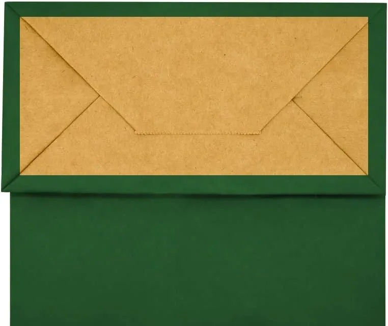 bagmad 100 Pack 5.25x3.25x8 inch Small Green Kraft Paper Bags with Handles Bulk, Gift Bags, Craft Grocery Shopping Retail Party Favors Wedding Business Sacks (Dark Green, 100pcs)