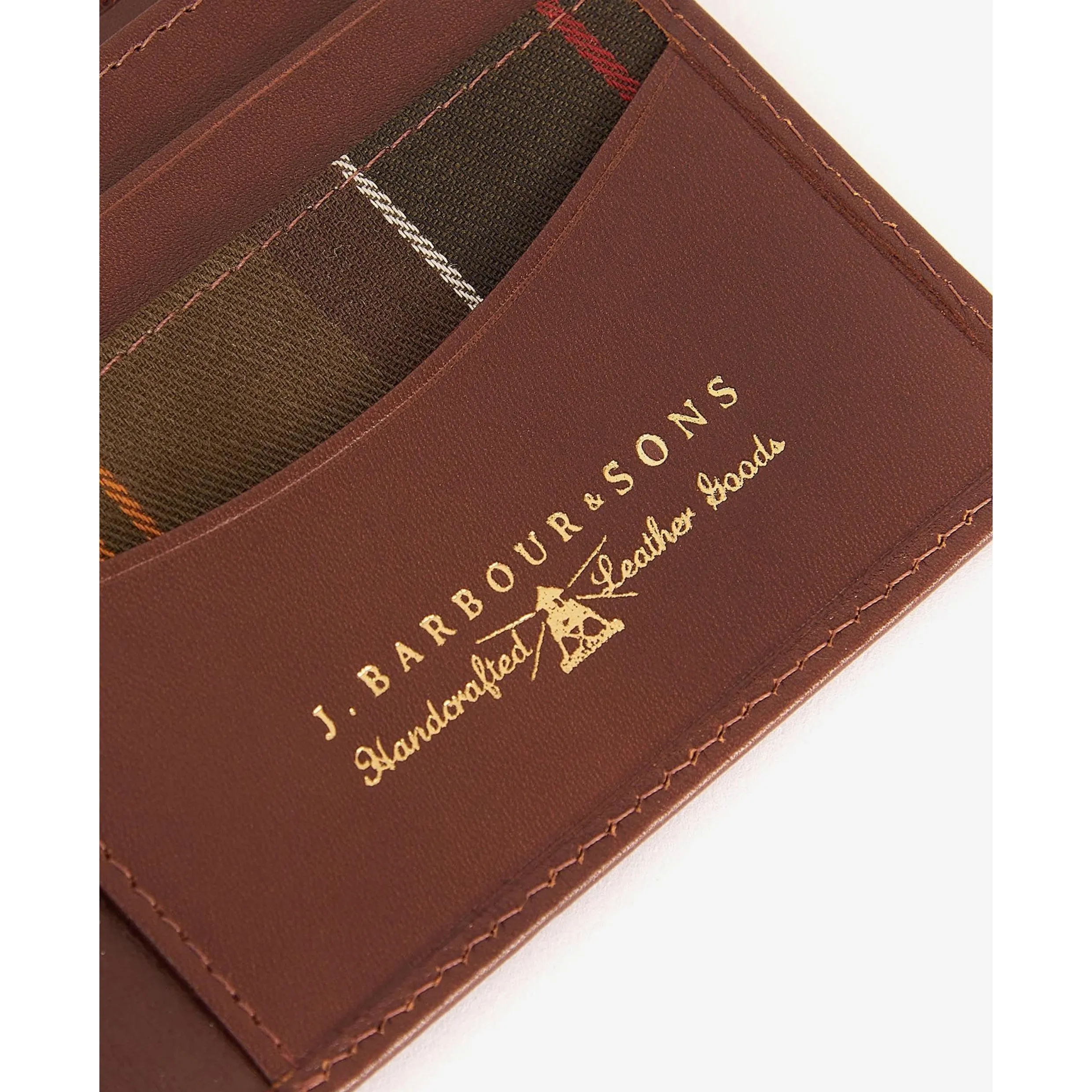 Barbour Colwell Wallet MLG0002 Brown Classic Tartan