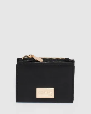 Black And Gold Han Mini Wallet