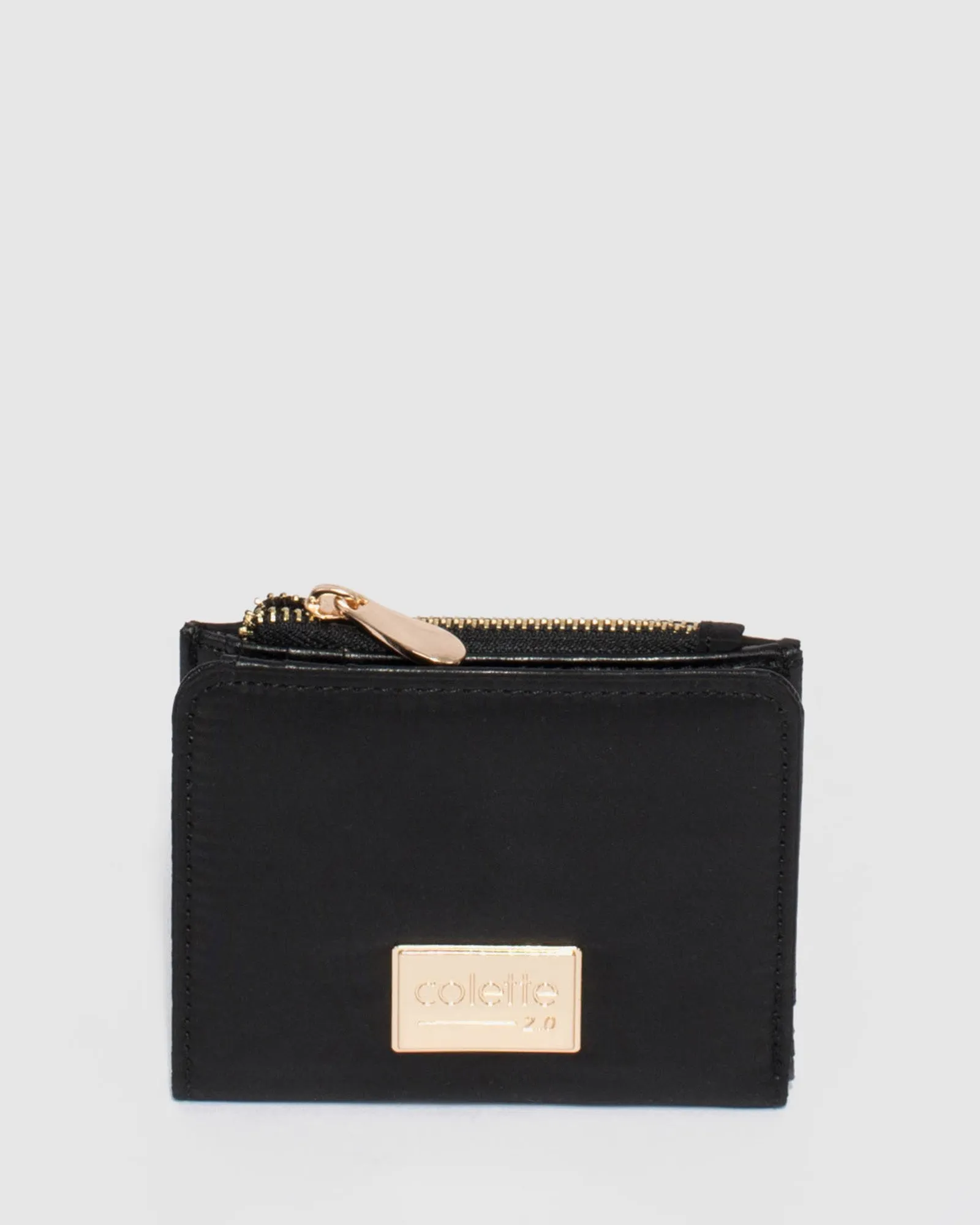 Black And Gold Han Mini Wallet