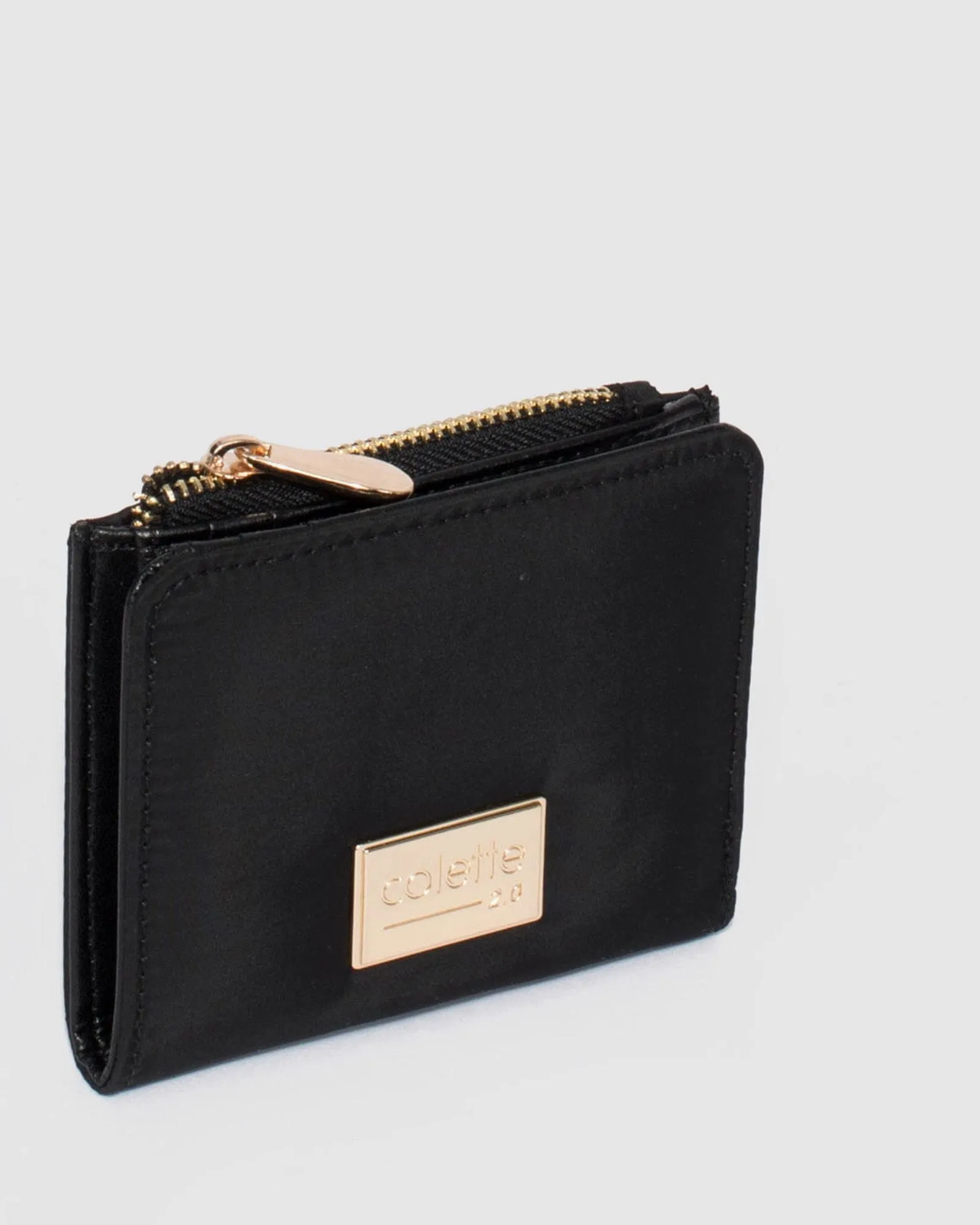 Black And Gold Han Mini Wallet