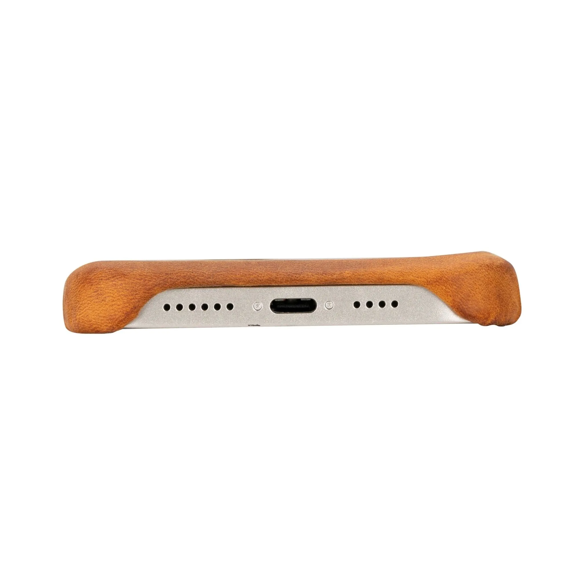 Burkley iPhone 15 Plus Wallet Case, Golden Brown