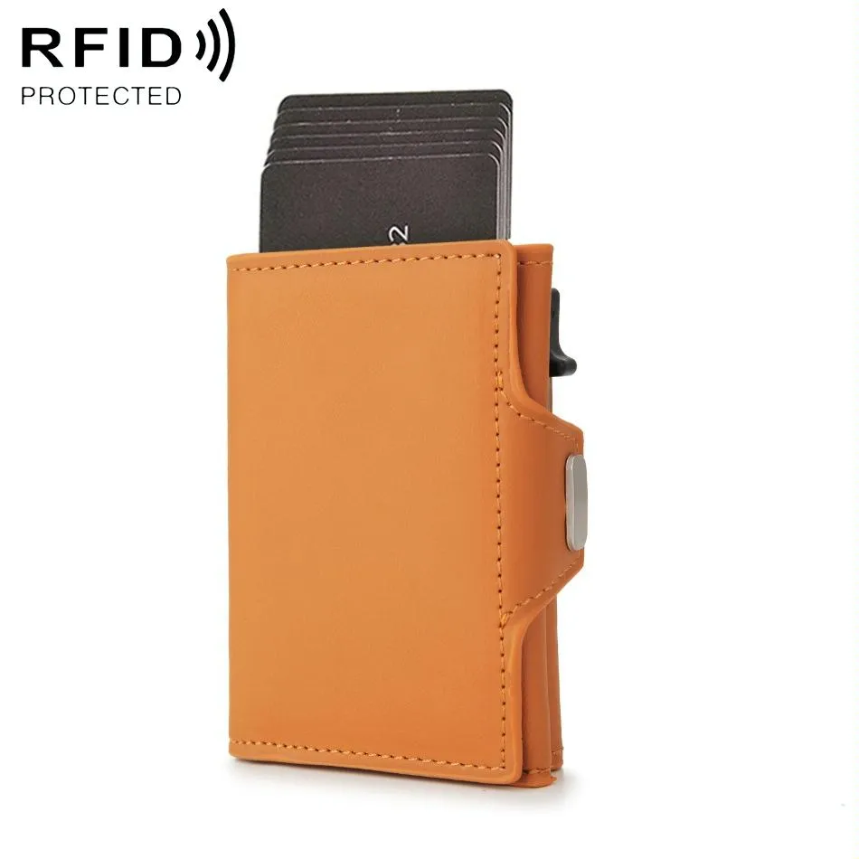 Carbon Fiber Rfid Zipper Card Holder - Sleek and Secure