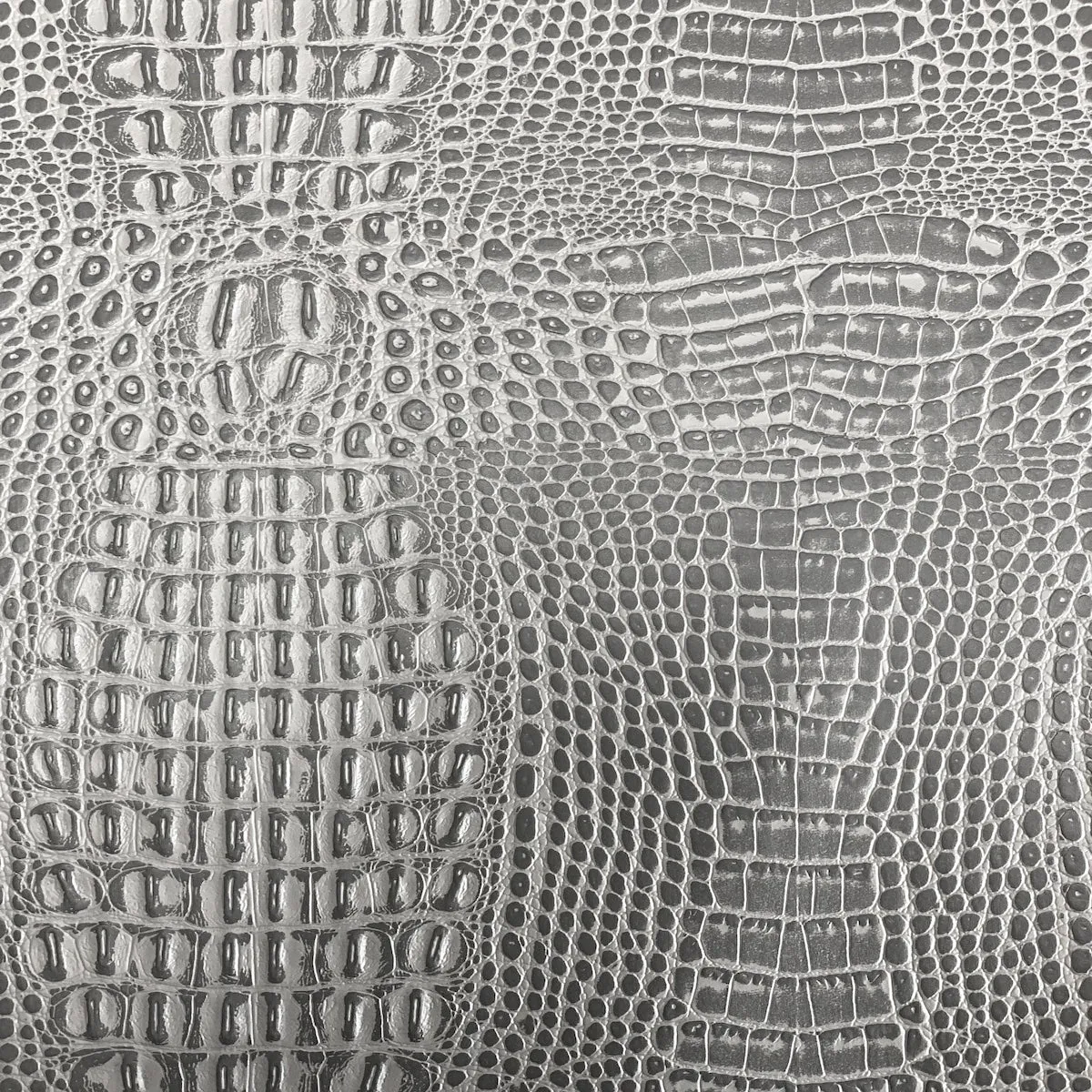 Charcoal Gray Marine Gator Vinyl Fabric