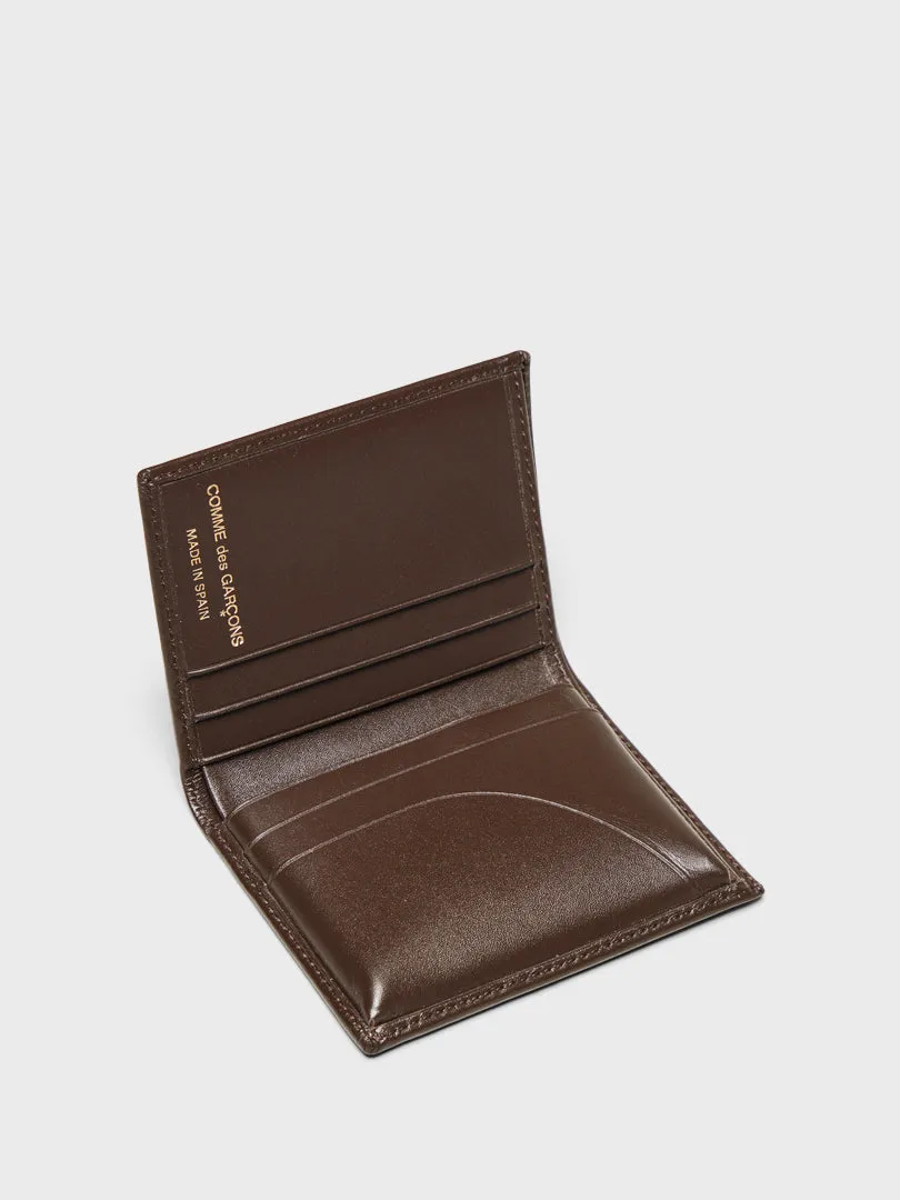 Classic Flap Wallet in Brown