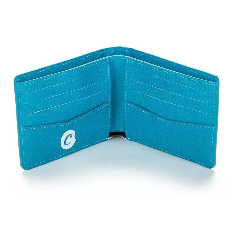 Cookies Billfold Wallet Textured Faux Leather