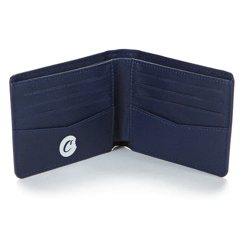 Cookies Billfold Wallet Textured Faux Leather