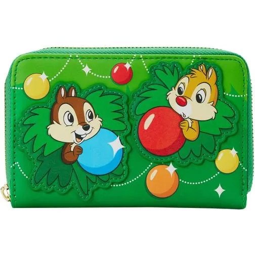 Disney chip and Dale Ornaments Zip Around Wallet