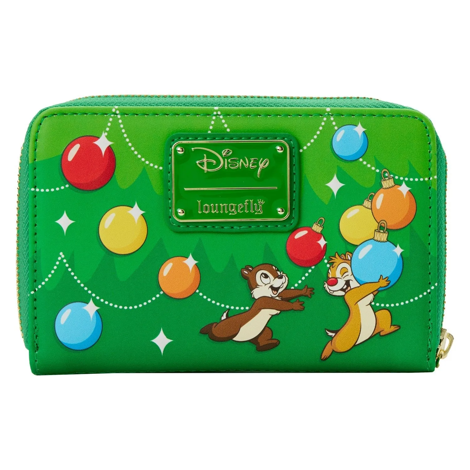 Disney chip and Dale Ornaments Zip Around Wallet