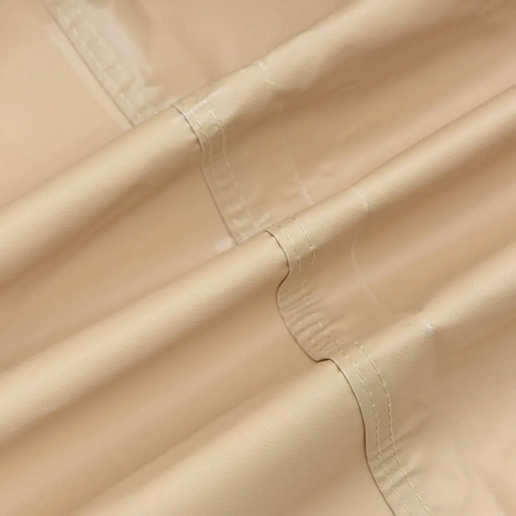Garden Furniture Cover Round Beige Ø 244x71 cm 600D Oxford