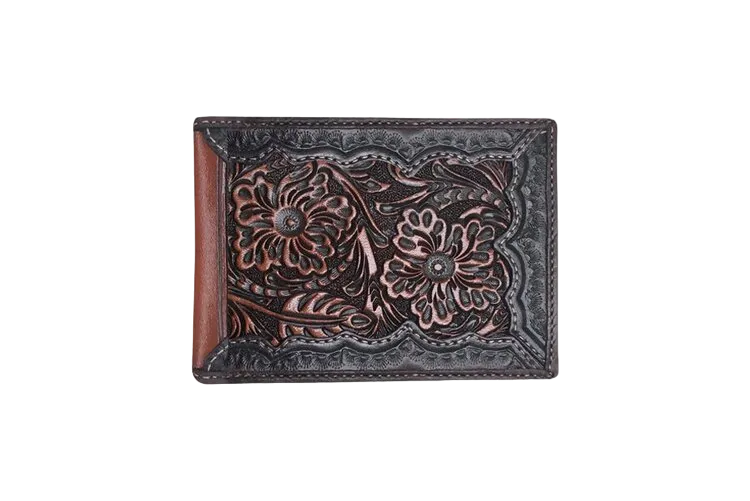Gem Dandy Passcase Rodeo Dark Brown Wallet
