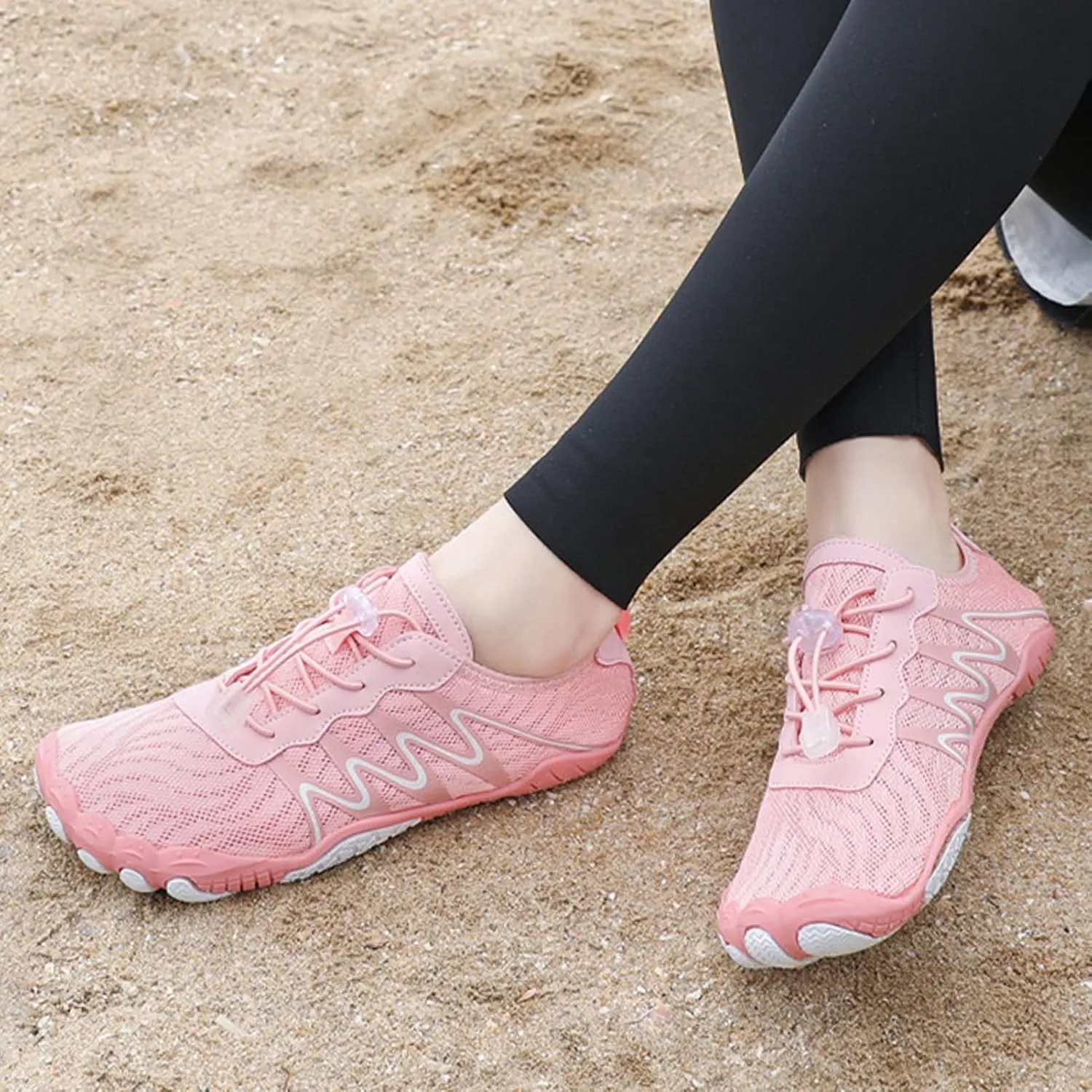 Hiking Water Shoes for Women,Summer Quick-Dry Barefoot Swim Shoes Men,Casual Breathable Aqua Surf Beach Shoes,Unisex,with Draining Hole,for Exercise/Yoga/Fitness