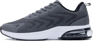 JARLIF Men's Air Running Shoes Athletic Tennis Shoes Lightweight Sport Workout Shoes Walking Gym Jogging Sneakers Gray Size 11, Grey