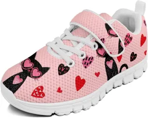 Kids Sneakers for Boys Girls Single Buckle Running Tennis Shoes Breathable Lightweight Sport Athletic Shoe for Little Kids Size 11-15 White Sole