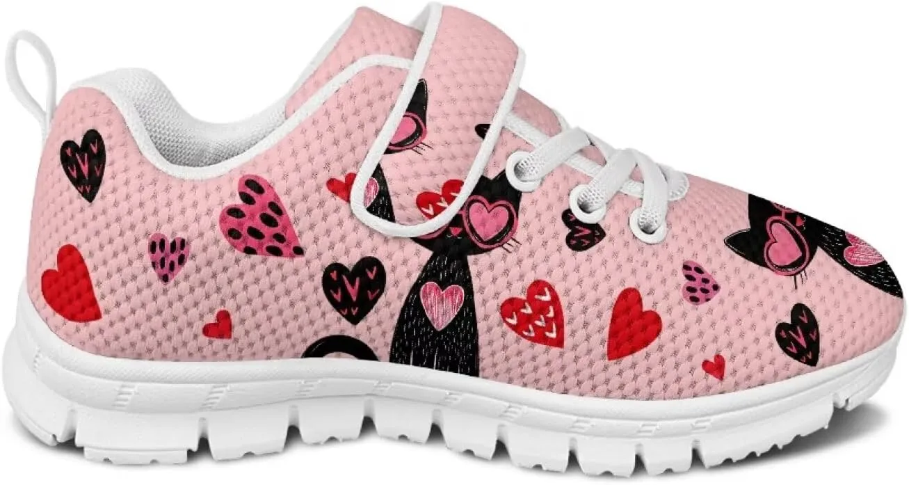 Kids Sneakers for Boys Girls Single Buckle Running Tennis Shoes Breathable Lightweight Sport Athletic Shoe for Little Kids Size 11-15 White Sole