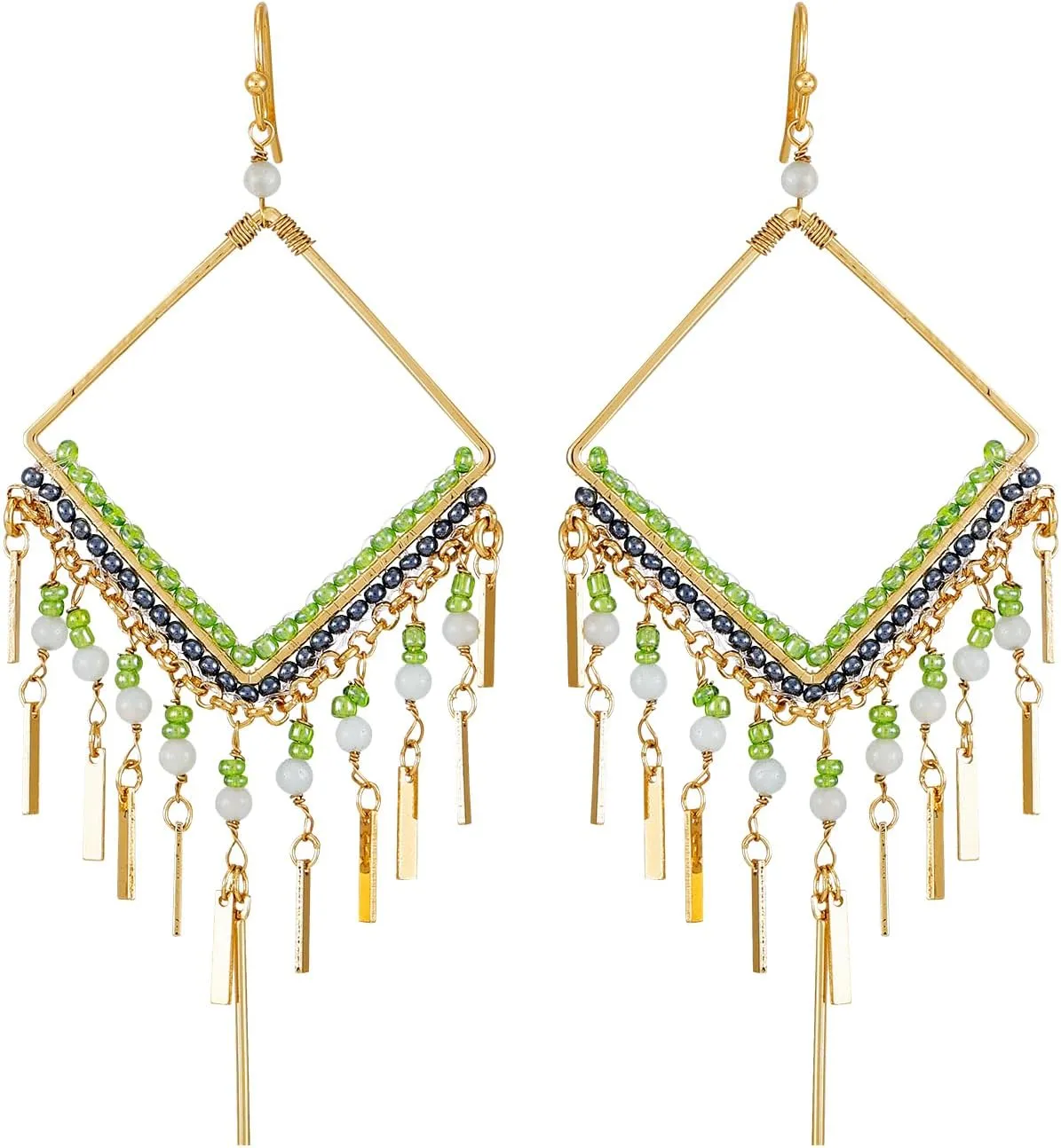 Lucky Brand Trendy Gold Plated Dangle Earrings