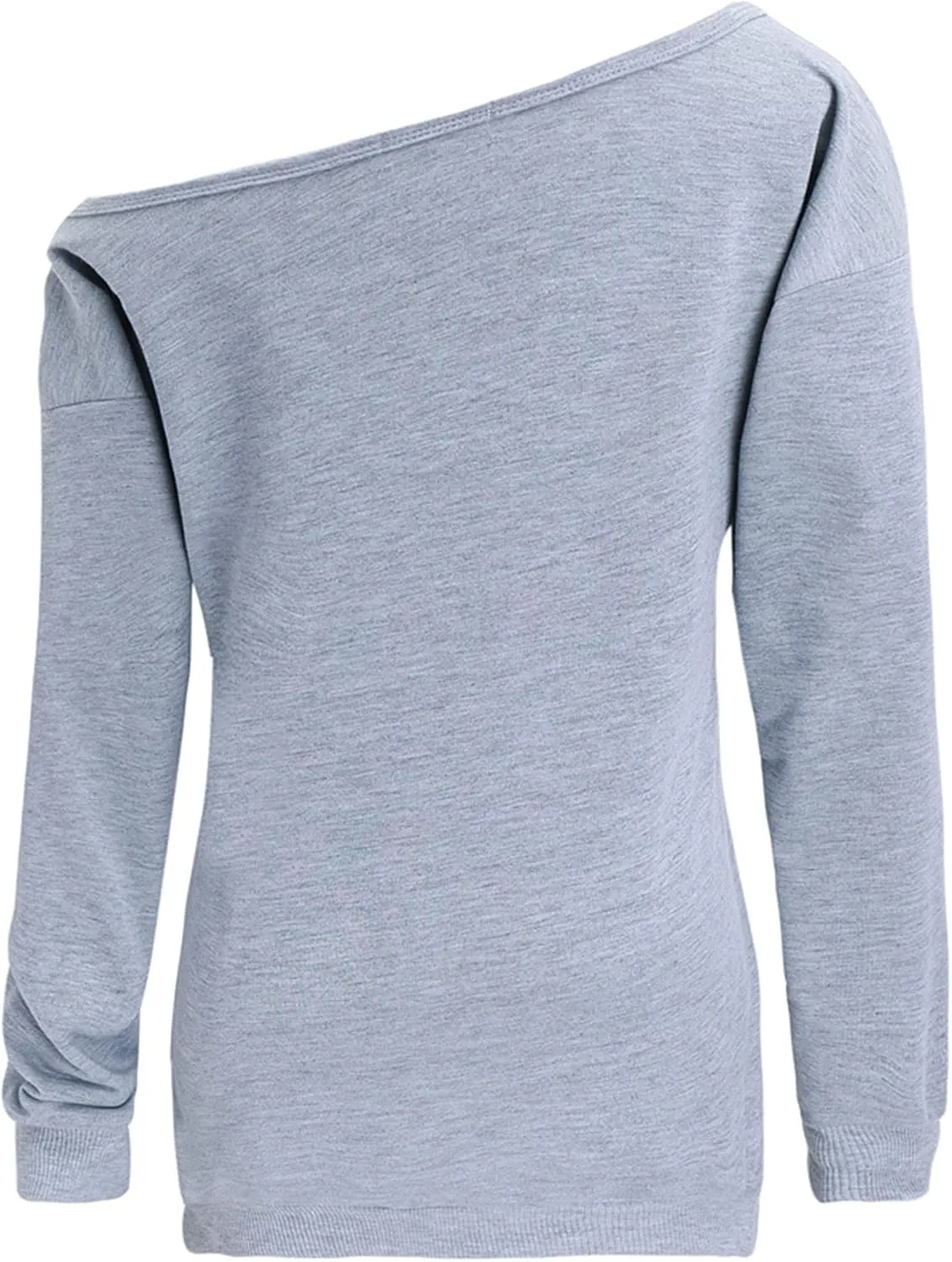 lymanchi Women Halloween Off Shoulder Sweatshirt Casual Loose Sexy Pullover Tops