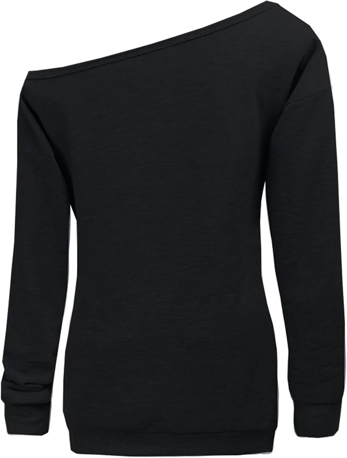 lymanchi Women Halloween Off Shoulder Sweatshirt Casual Loose Sexy Pullover Tops