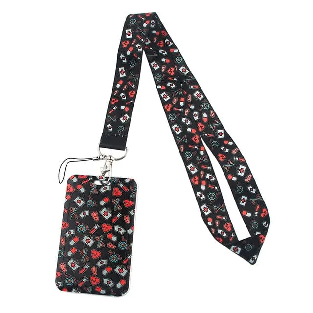 Medical Lanyard Credit Card ID Holder Badge