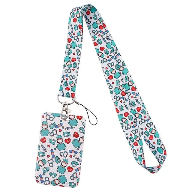 Medical Lanyard Credit Card ID Holder Badge