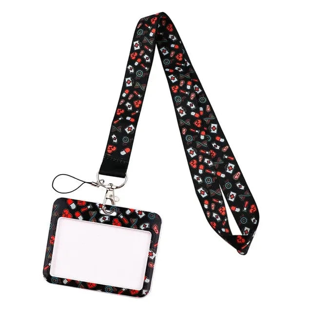 Medical Lanyard Credit Card ID Holder Badge