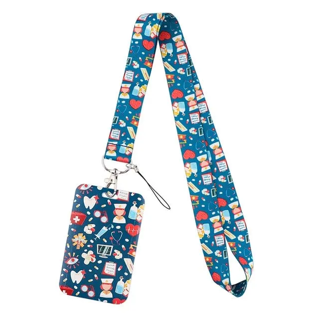 Medical Lanyard Credit Card ID Holder Badge