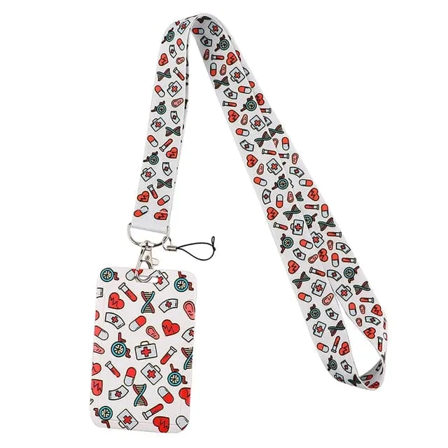 Medical Lanyard Credit Card ID Holder Badge
