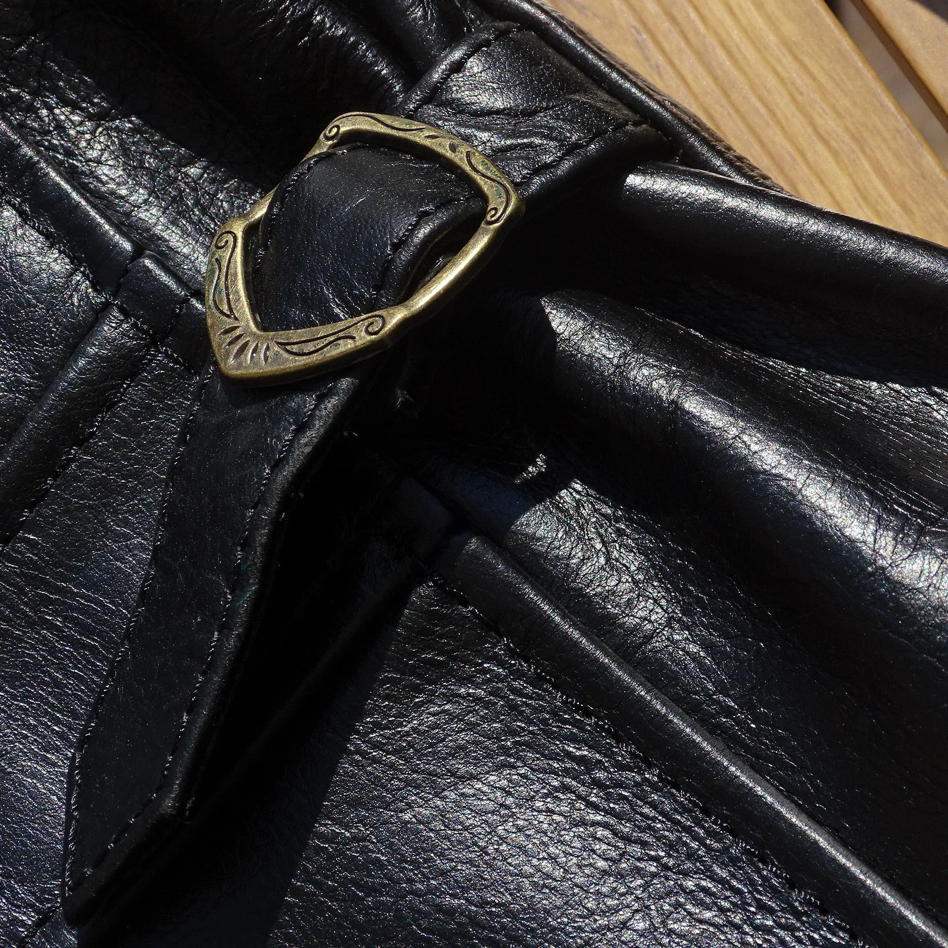 Men's 1930s Sports Leather Jacket Horsehide
