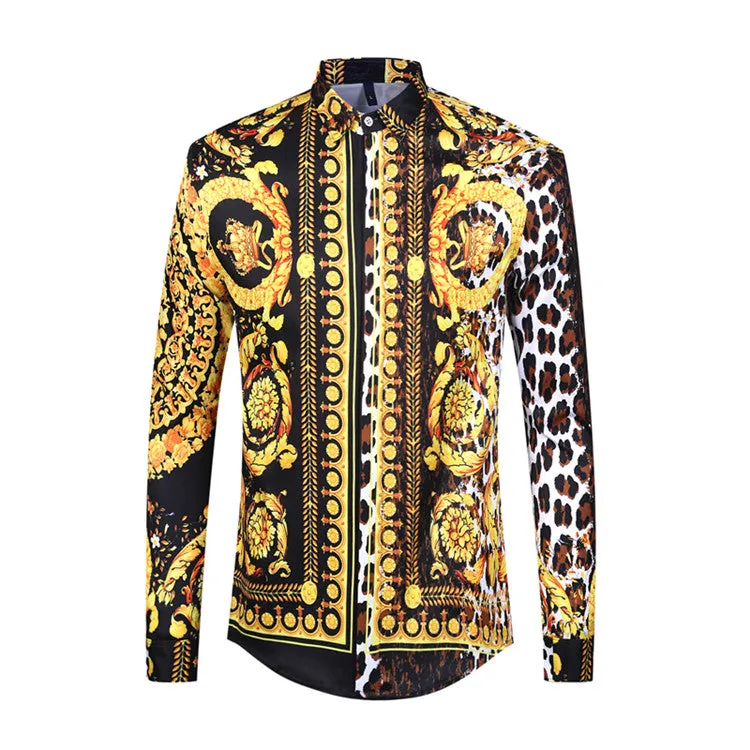 Men's Fashion Elegant Antique Style Shirt