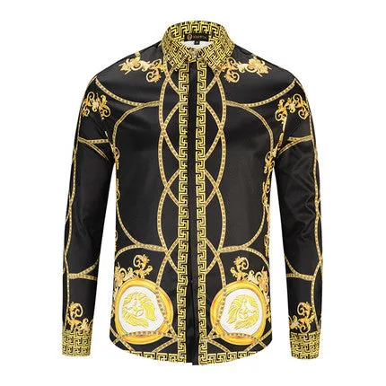 Men's Fashion Elegant Antique Style Shirt
