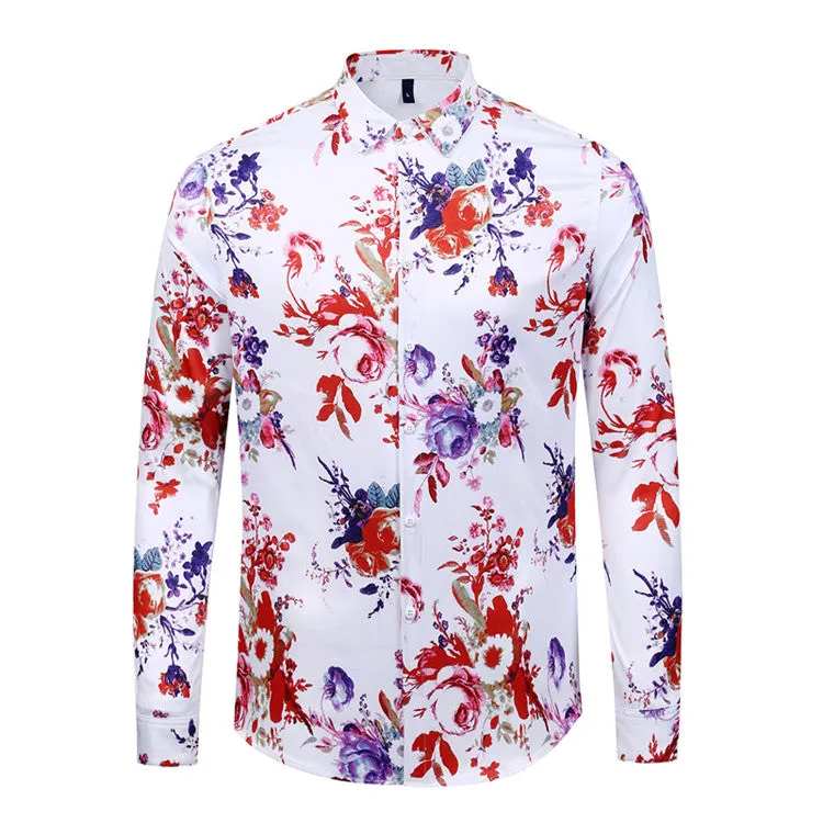 Men's Fashion Elegant Antique Style Shirt