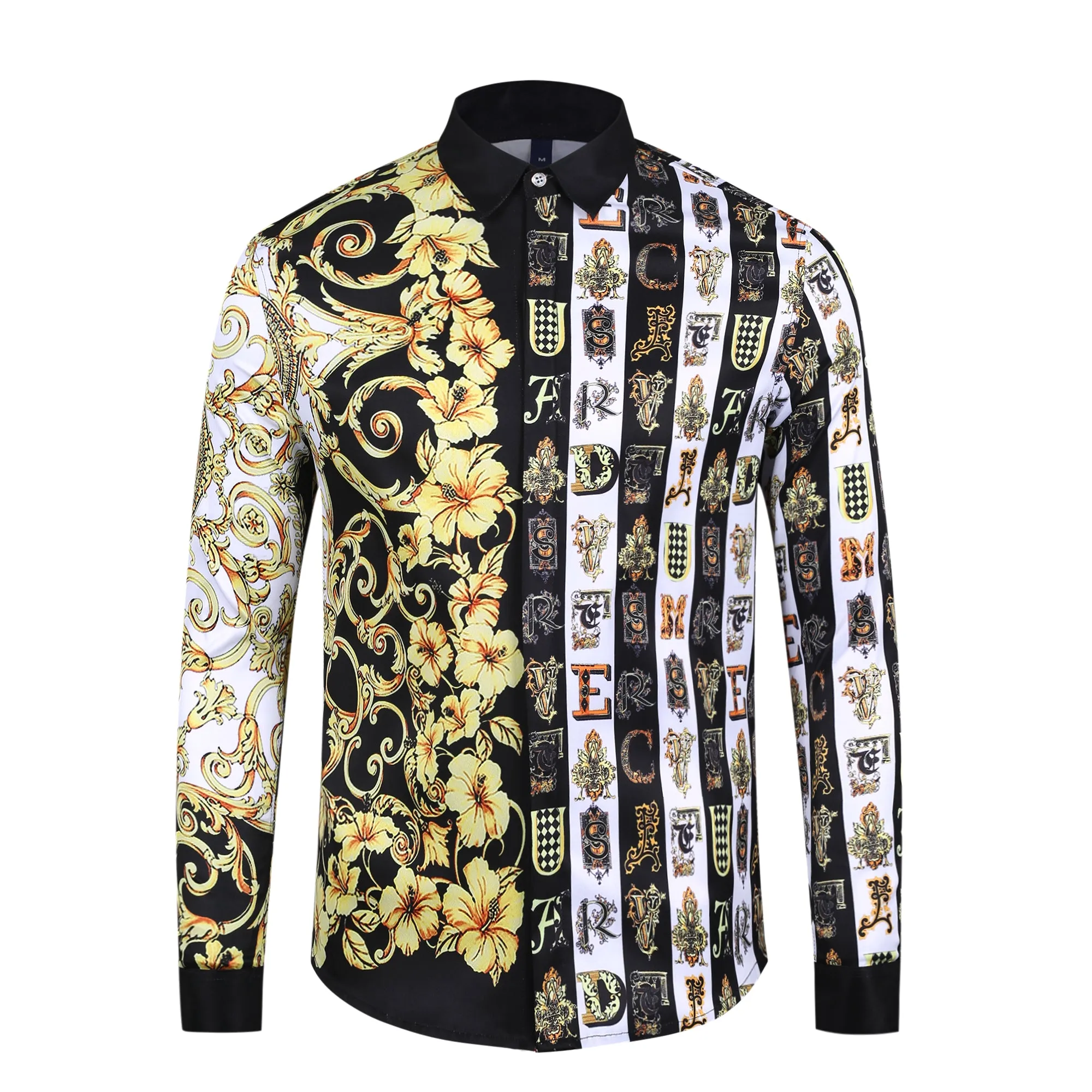 Men's Fashion Elegant Antique Style Shirt